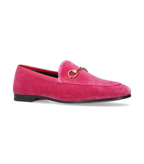 pink velvet gucci|Gucci jordaan velvet loafer.